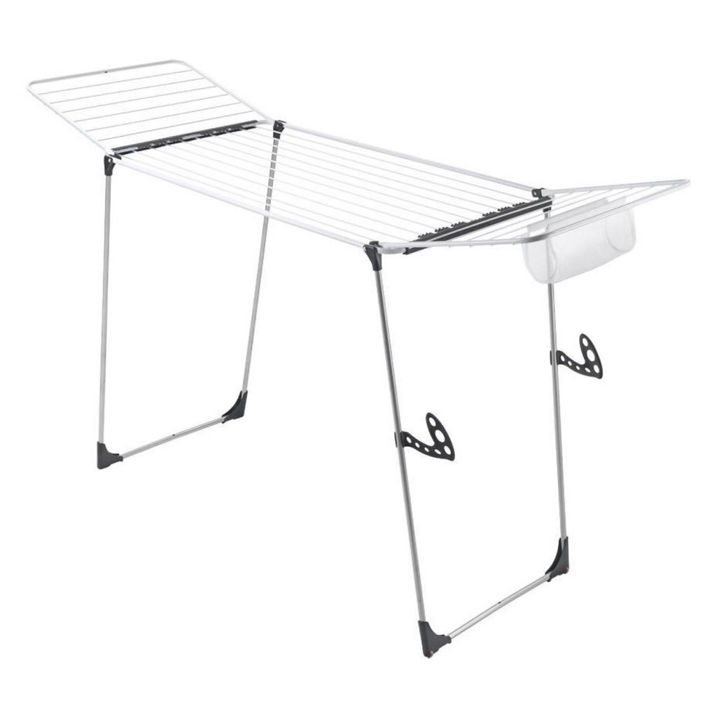 Sušiak na bielizeň Metaltex Hurricane 197x65x115 cm 24 m, strieborný/čierny