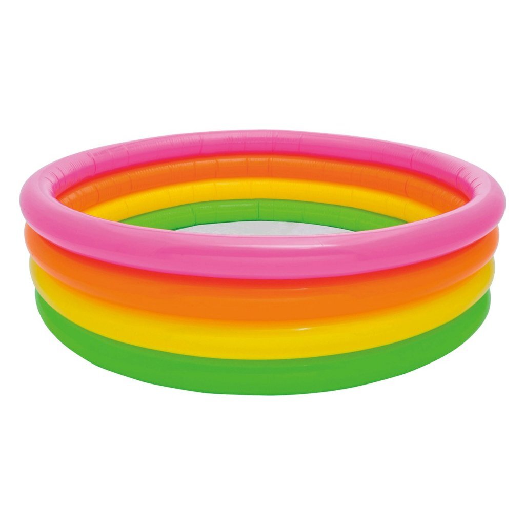 Intex 56441NP Nafukovací bazén Wet Set Collection Sunset Glow 168x46 cm ružový/oranžový/žltý/zelený