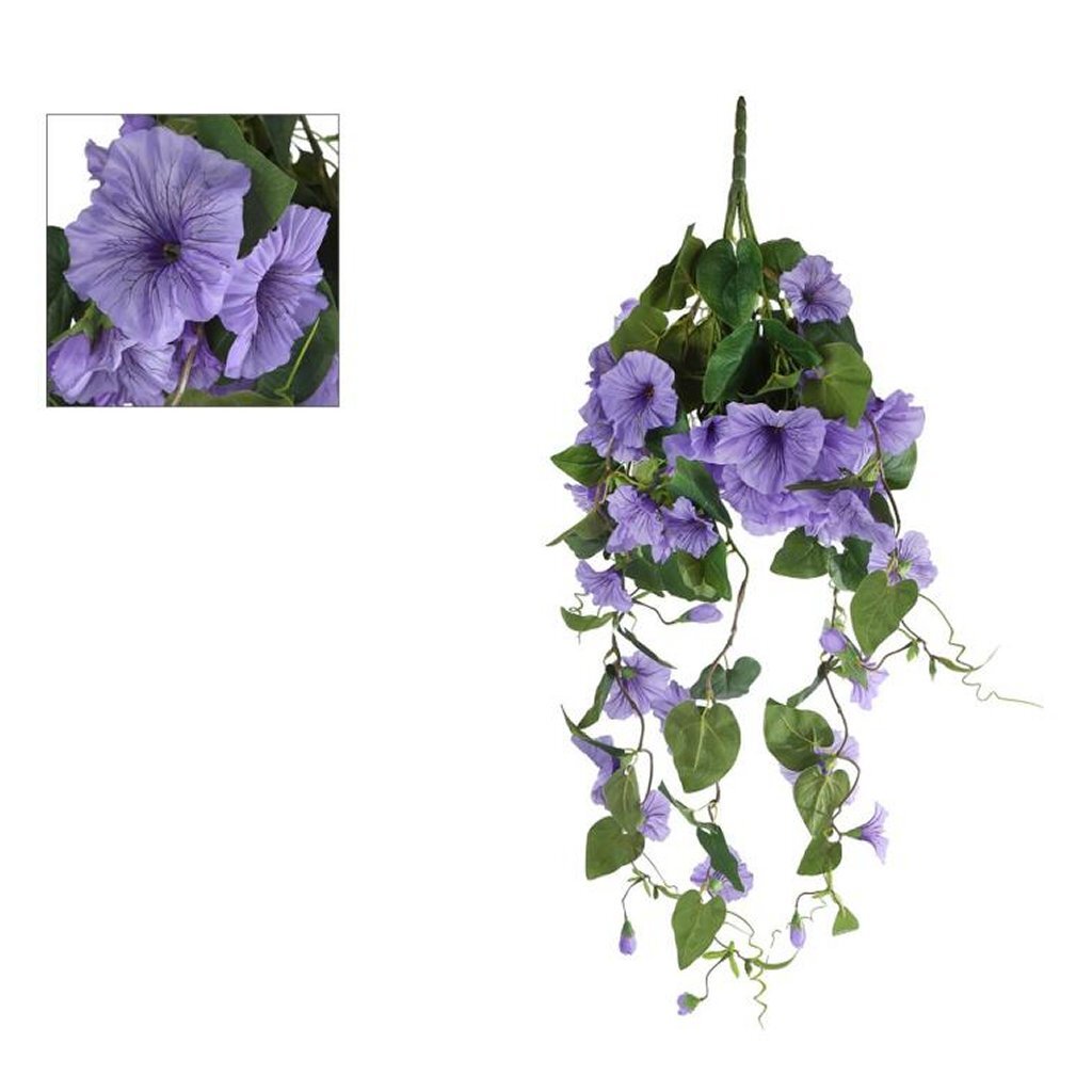 Umelý konár Petúnie 79 cm fialová/zelená