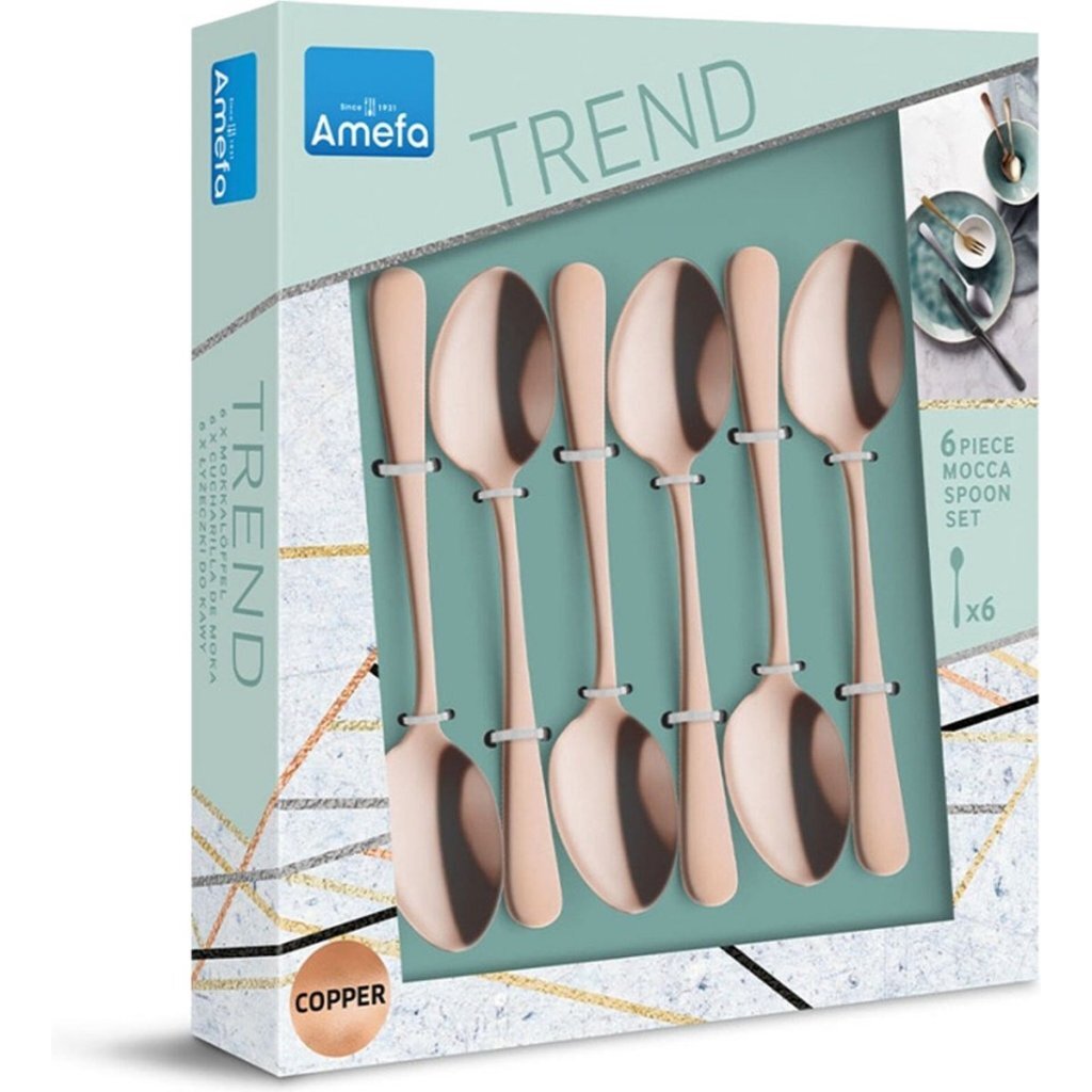 Amefa Austin čajové lyžičky 6 kusov, medené