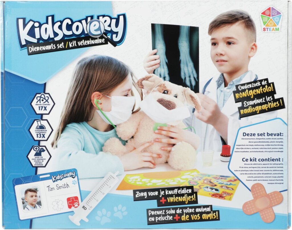 Veterinárna sada Kidsscover Experiment XL