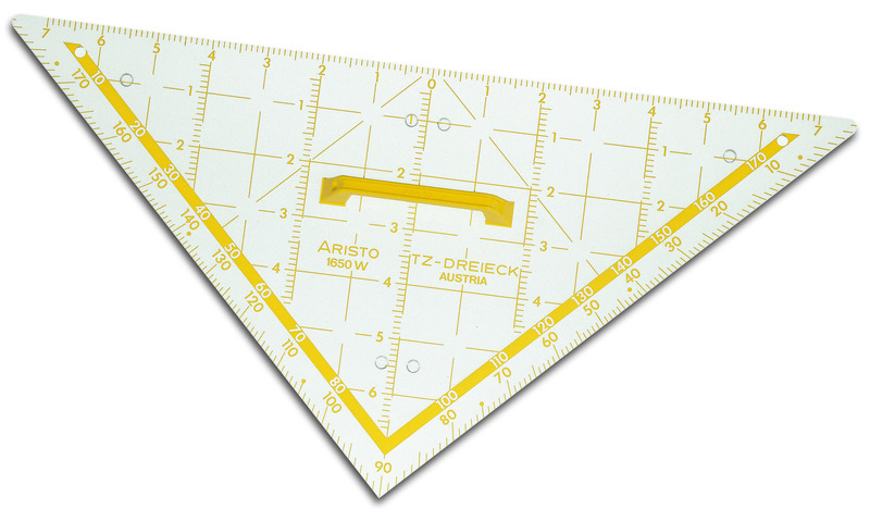 Aristo AR-1650W kresliaci trojuholník na tabuľu 80 cm
