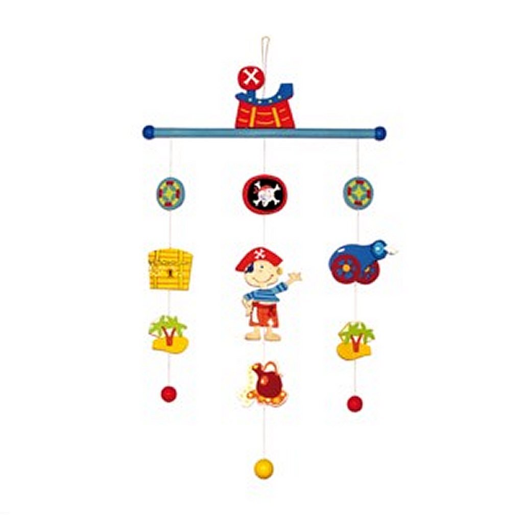 Drevený pirátsky mobil Simply for Kids 21140P
