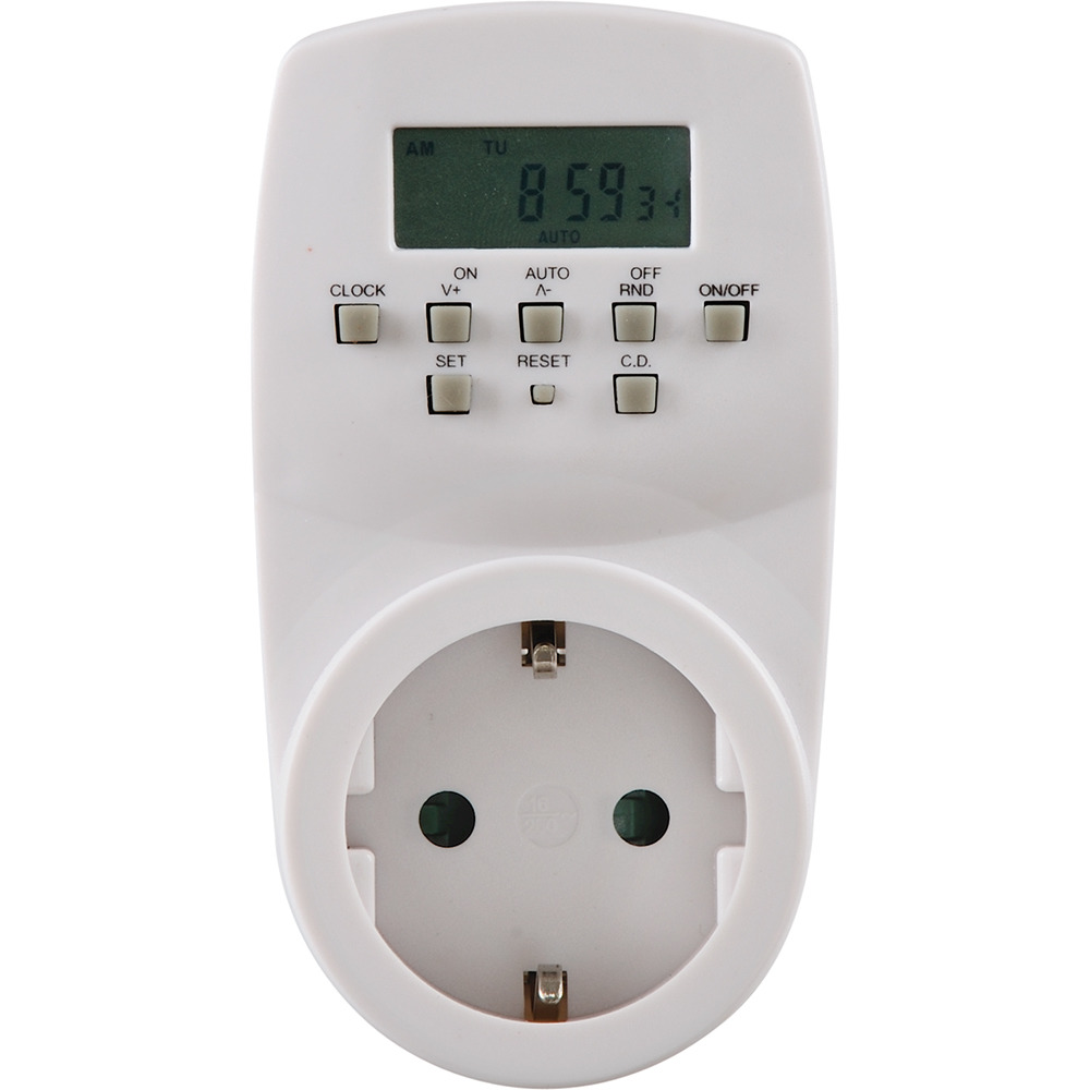 Kompaktný digitálny týždenný časovač Scanpart
