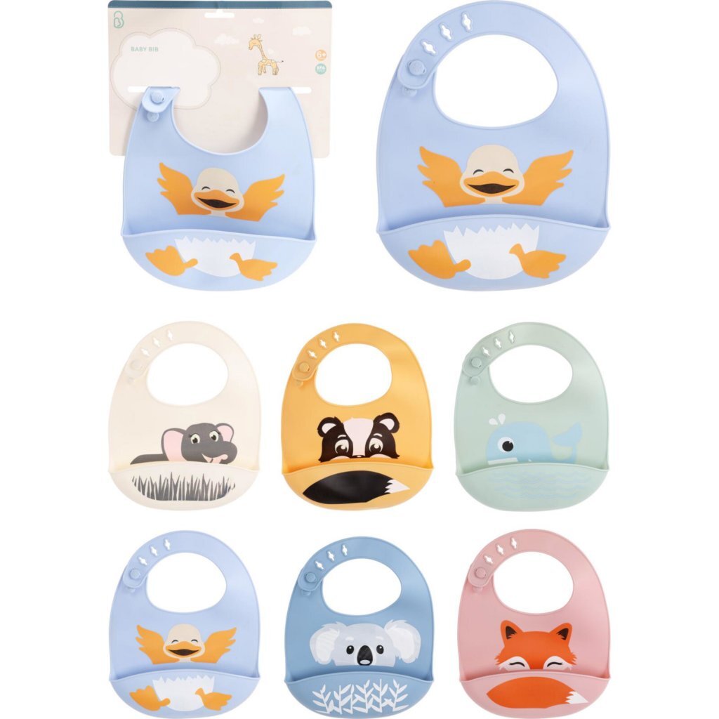 Silikónový podbradník s okrajom 28x21x2,5 cm rôzne farby