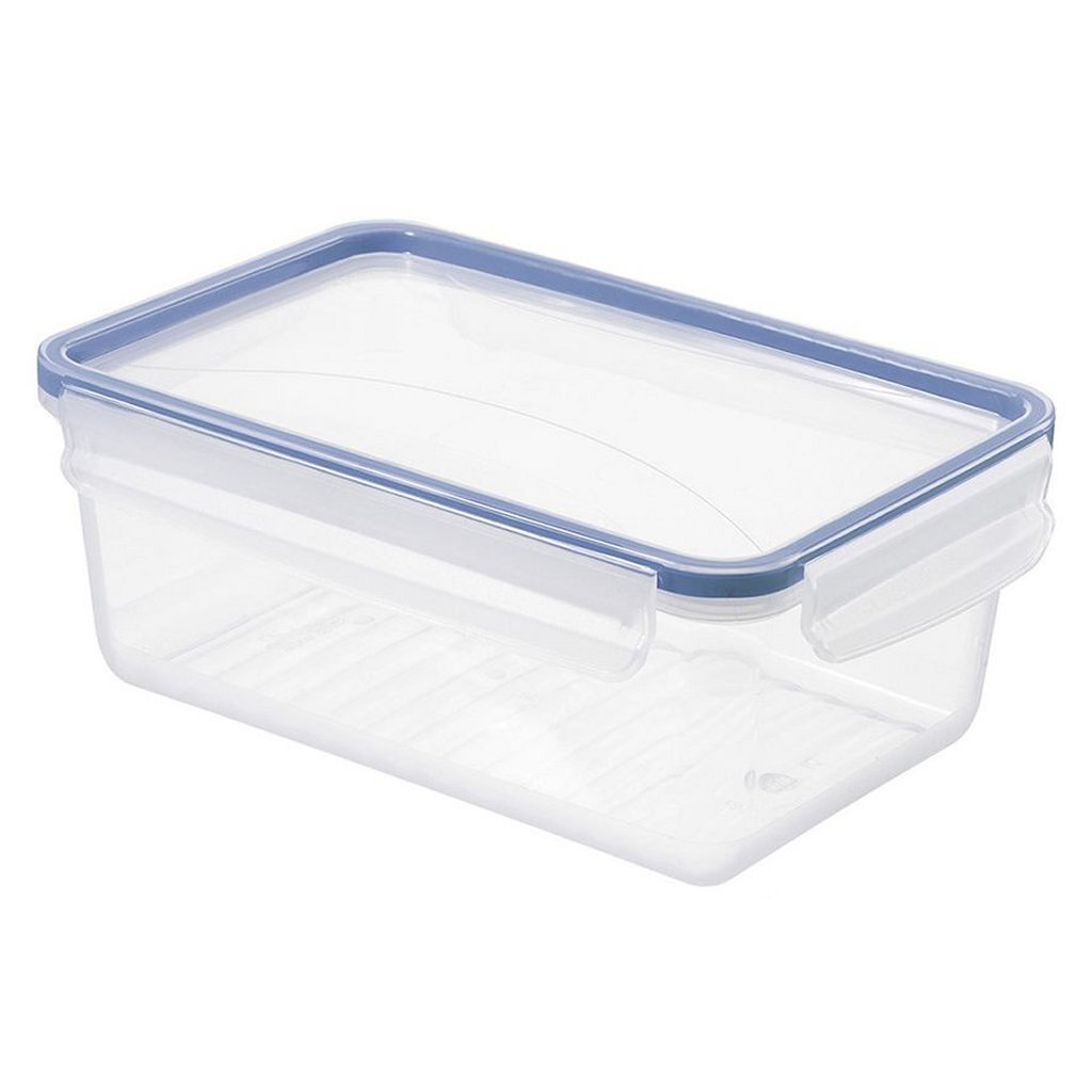 Úložný box do chladničky Rotho Clic & Lock 2 l, Horizon modrá/priehľadná