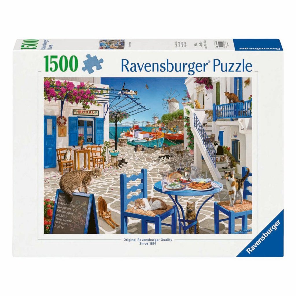 Ravensburger Puzzle Mačky z Mykonu 1500 dielikov
