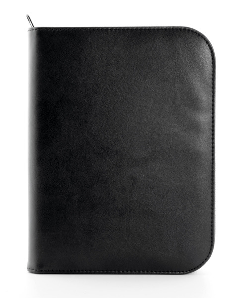 Juscha JU-30144 Kožený organizér Alassio Corniglia A5 čierny