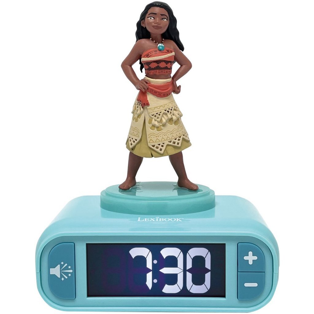 Disney princezná Vaiana Budík + Svetlo Svetlomodrý