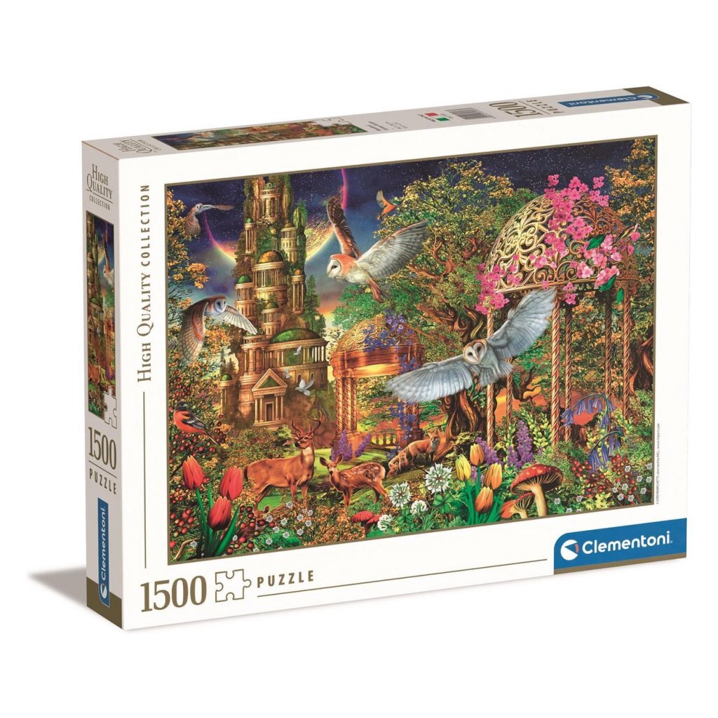 Clementoni Puzzle s motívom Fantasy Garden, 1500 dielikov, kvalitná kolekcia