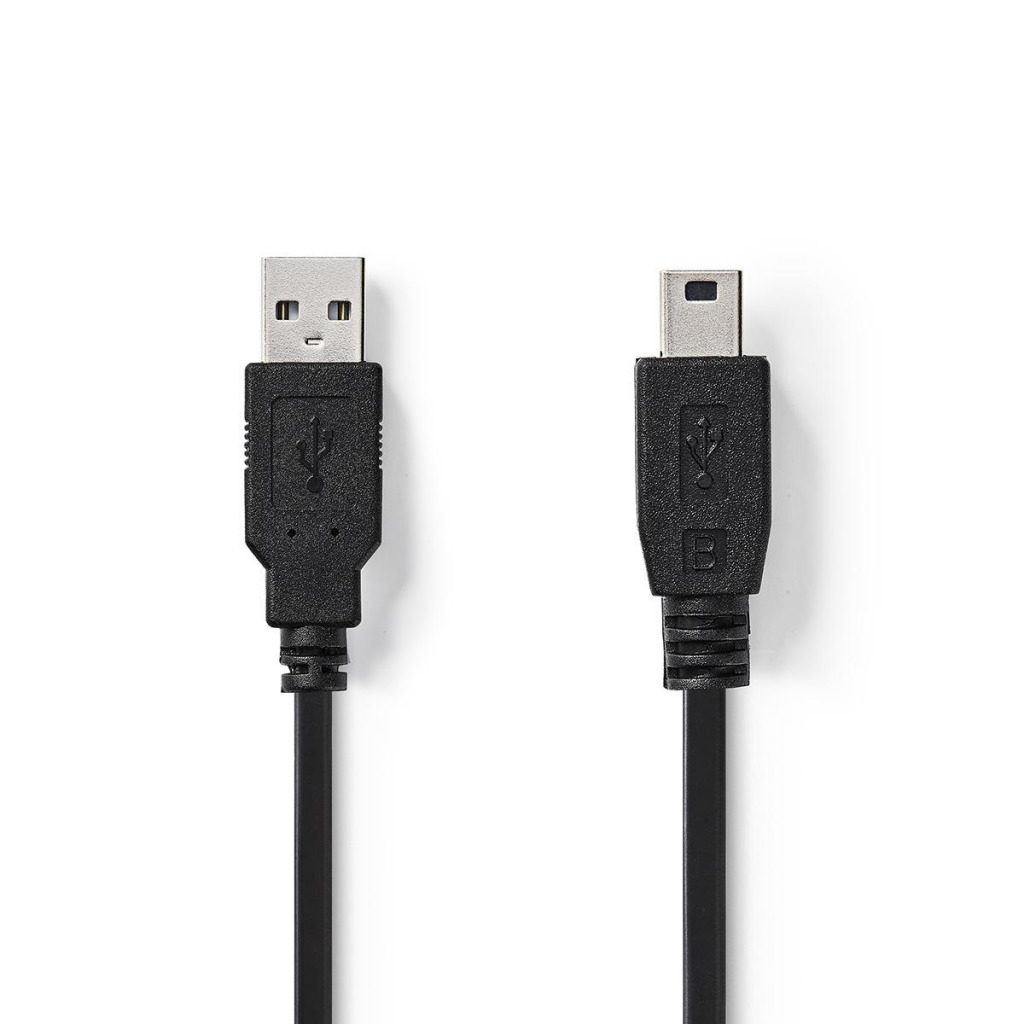 Nedis CCGT60300BK10 kábel USB 2.0 A samec - Mini 5-pin samec 1,0 m čierny