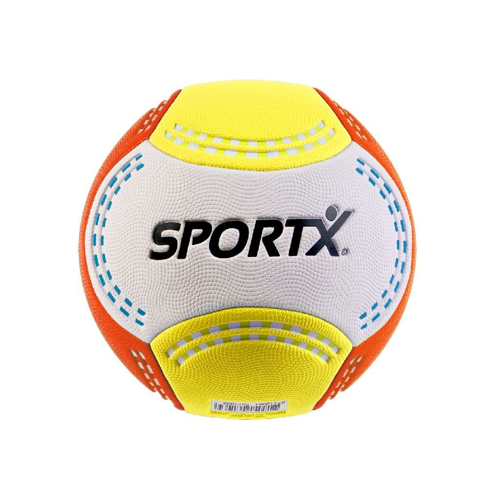 Plážová lopta SportX Mini 16 cm žltá/biela/oranžová