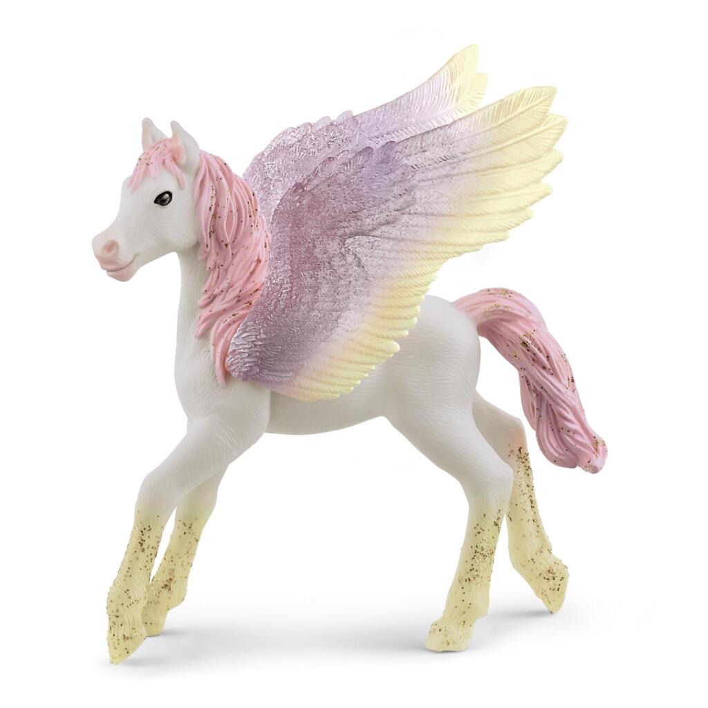 Schleich Bayala Východ slnka Pegasus Žriebä
