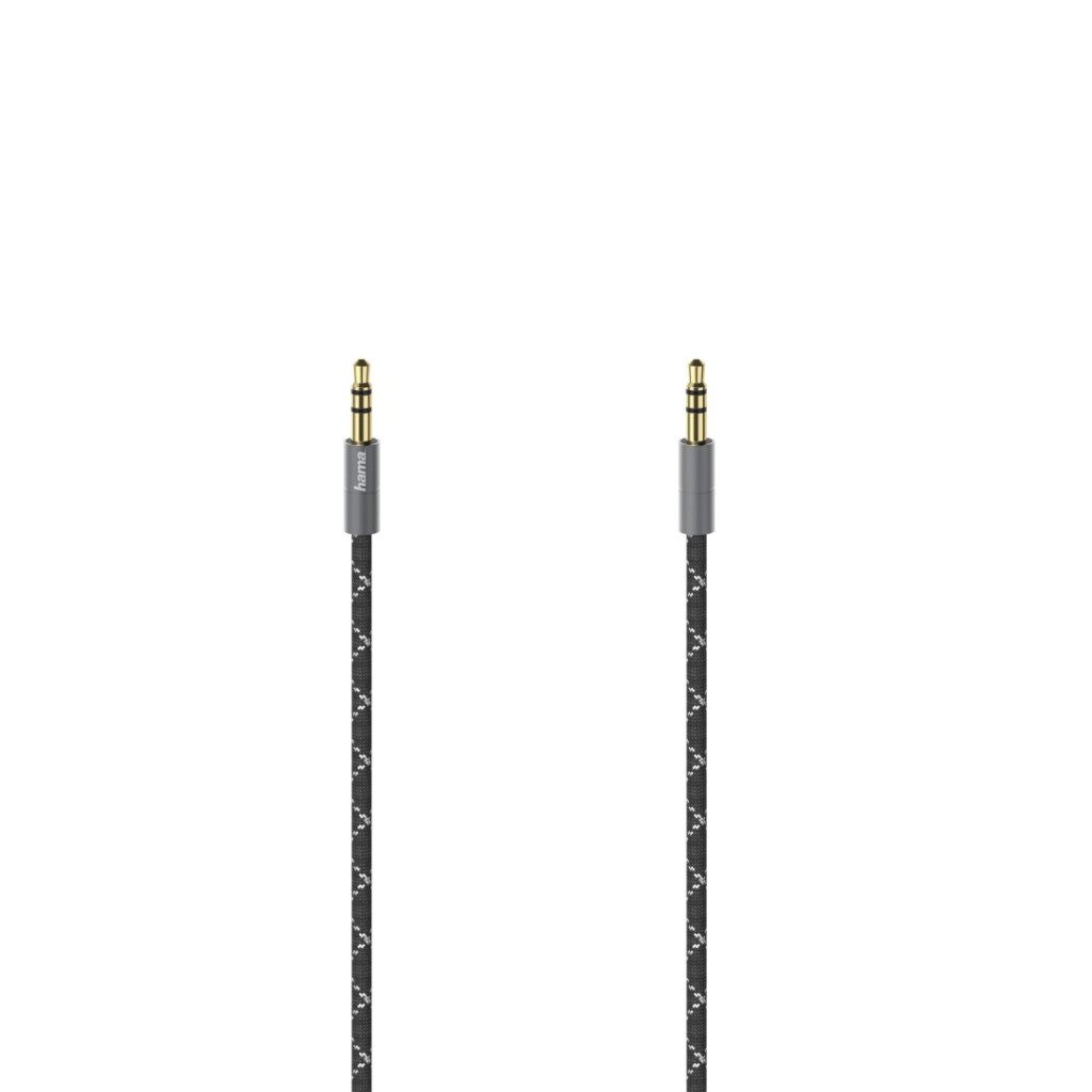 Hama audio kábel 3,5 mm jack - stereo kovový pozlátený 1,5 m