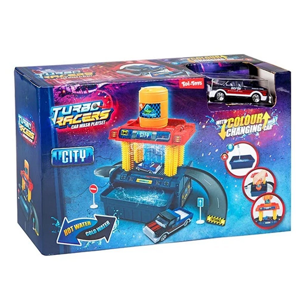 Sada na umývanie áut Turbo Racers
