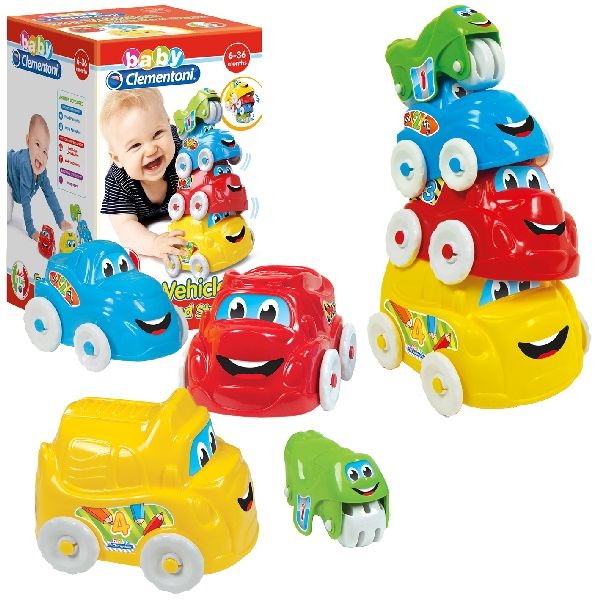Stohovacie autíčka Clementoni
