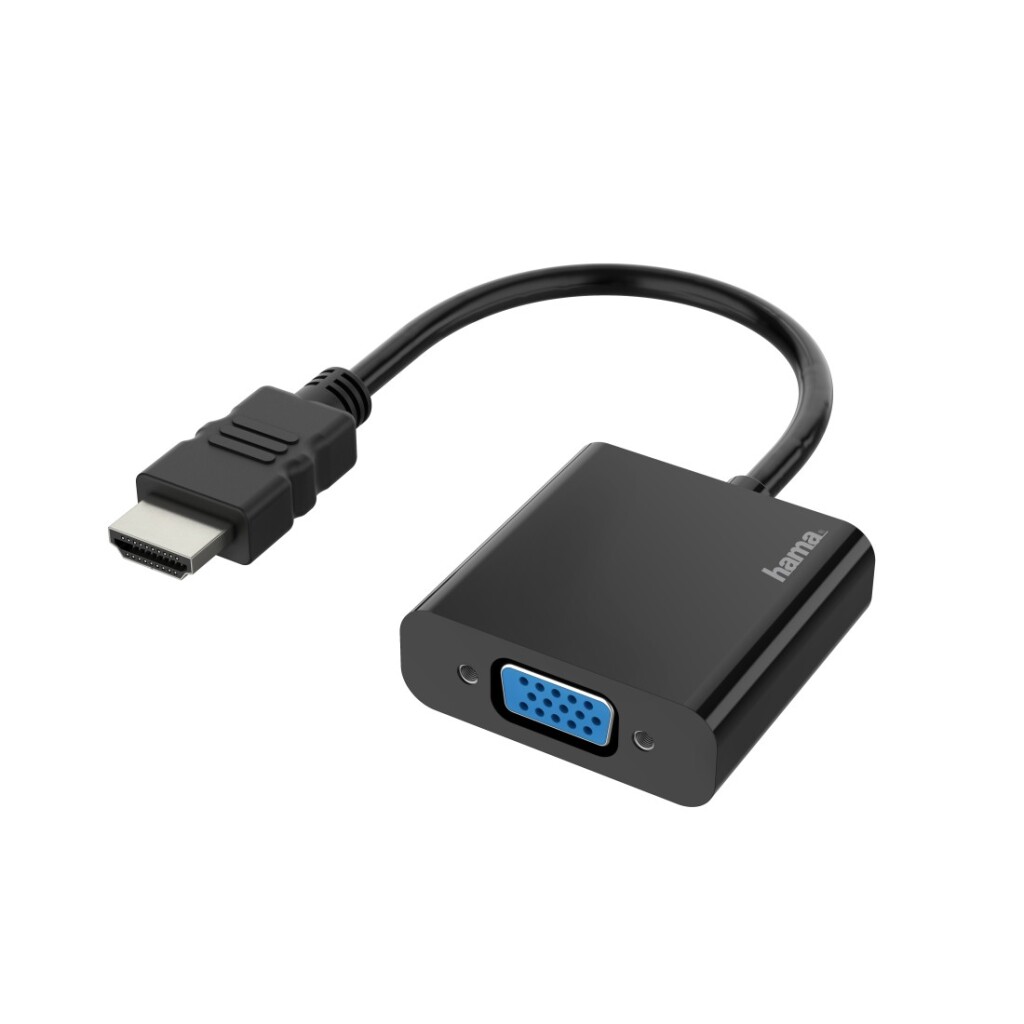 Hama video adaptér HDMI™ zástrčka - VGA pripojenie Audio pripojenie Full HD 1080p