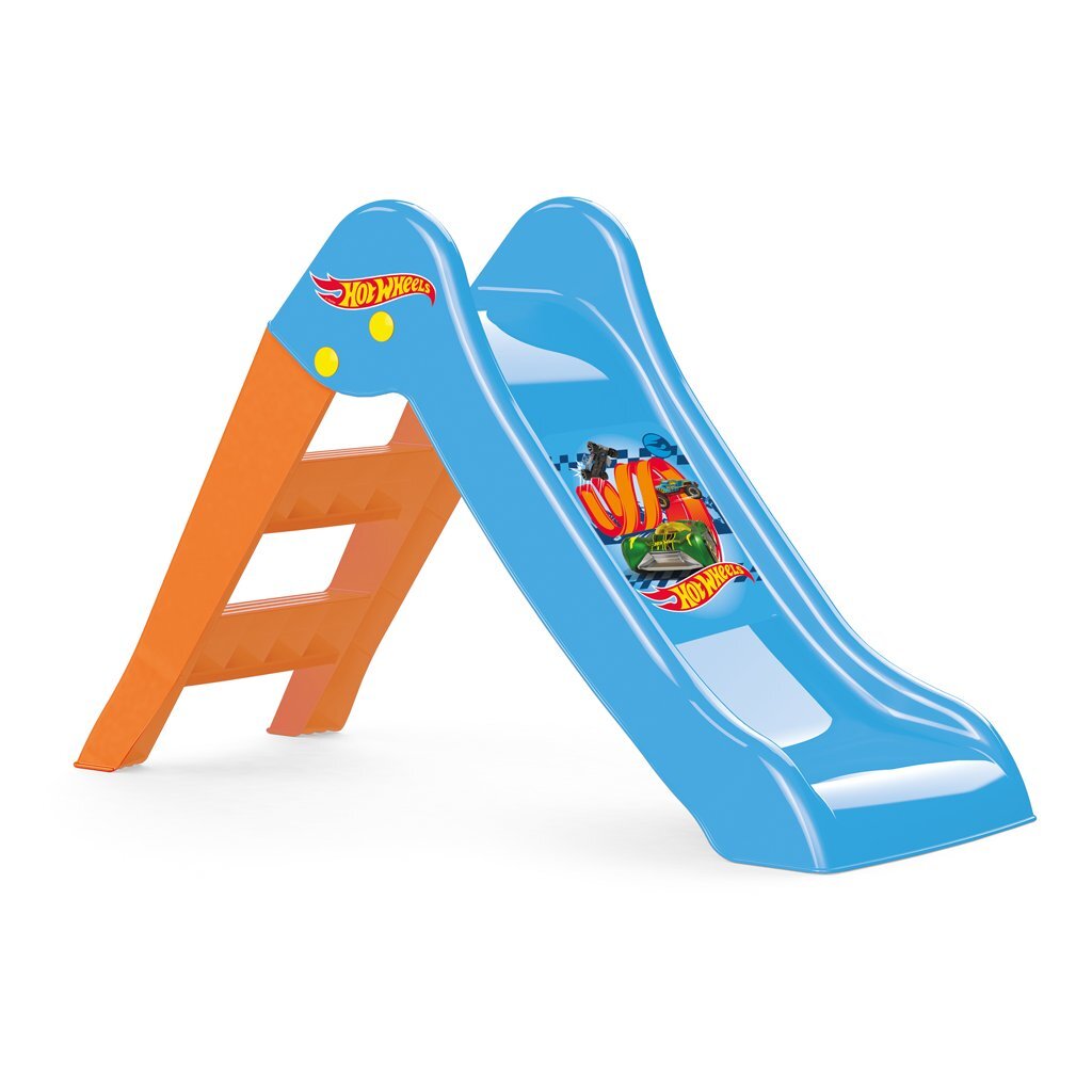 Dolu Šmykľavka Hot Wheels 70x111x47 cm modrá/oranžová