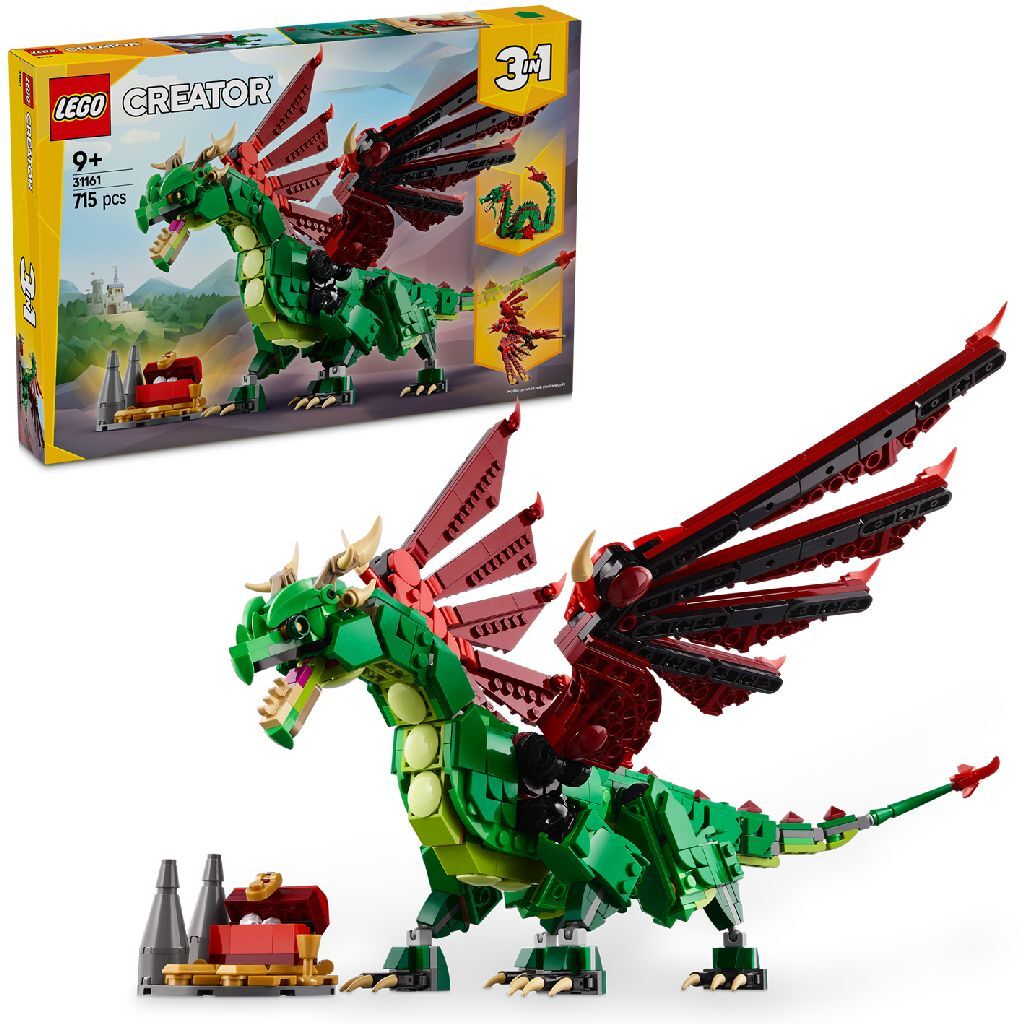 Lego Creator 31161 Stredoveký drak 3 v 1