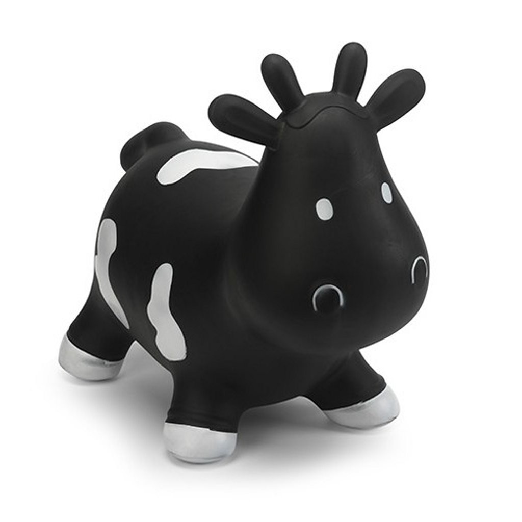 Jednoducho pre deti Skippy Cow čiernobiela