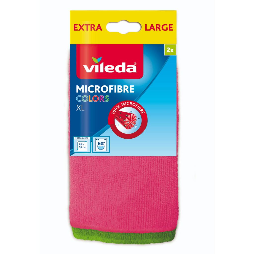 Vileda Colors mikrovláknové utierky XL 2 kusy