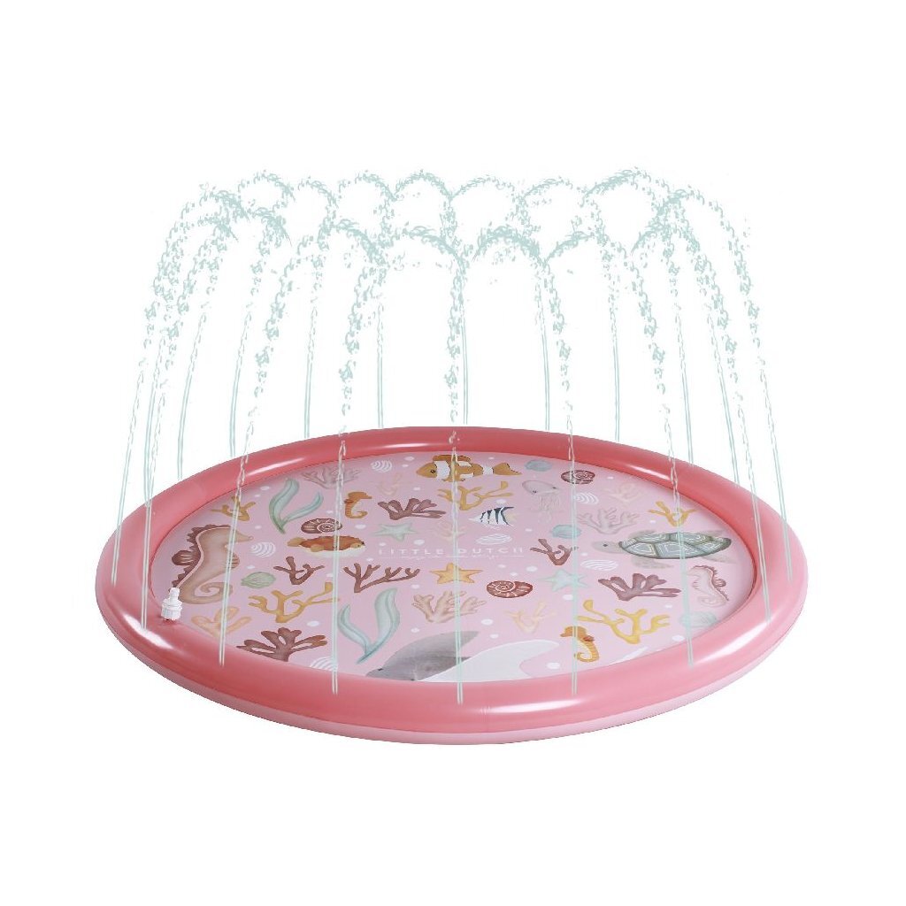 Podložka pod postrekovač Little Dutch Ocean Dreams 150 cm ružová