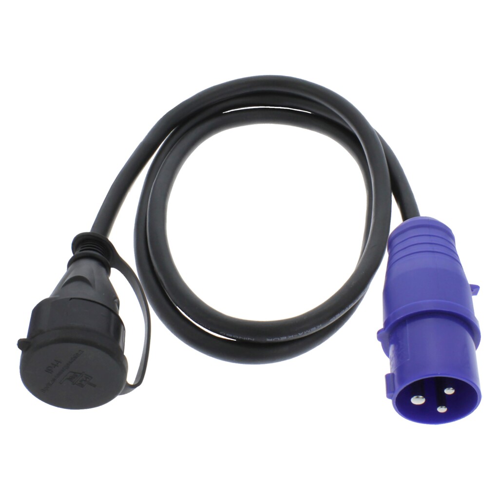 Adaptérová zástrčka CEE s uzemnením 1,5 m