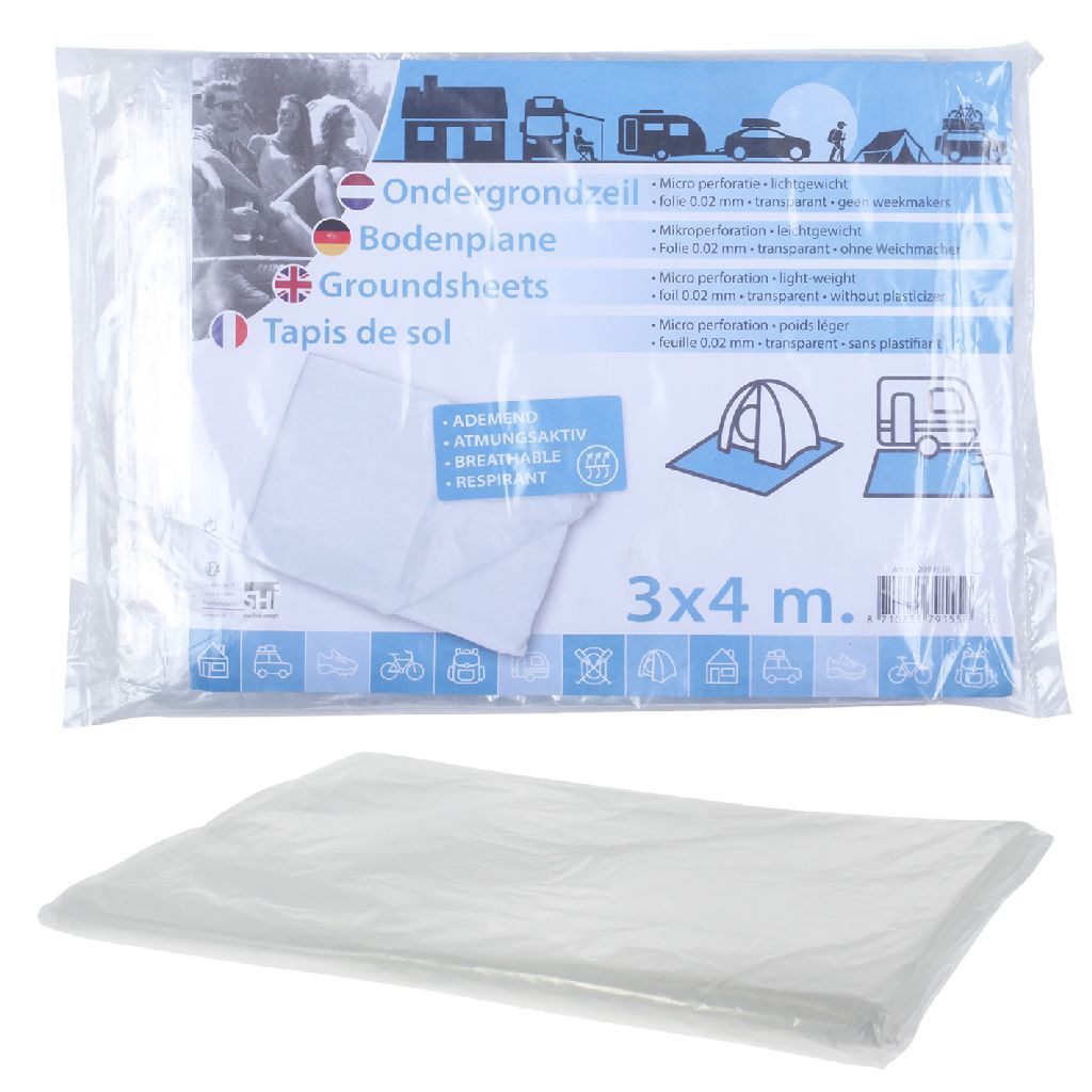 Fóliová podlážka 3x4 m priehľadná