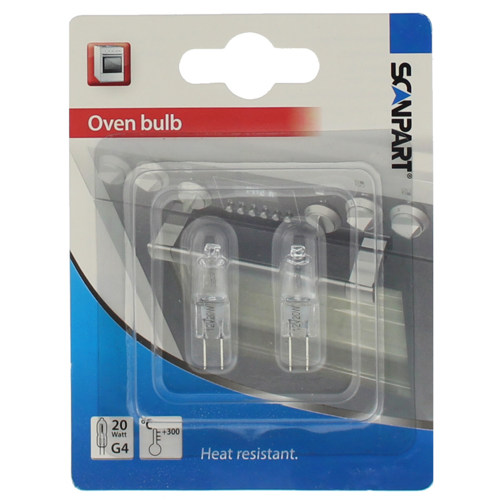 Žiarovka do rúry Scanpart G4 20W 300gr. Halo A2