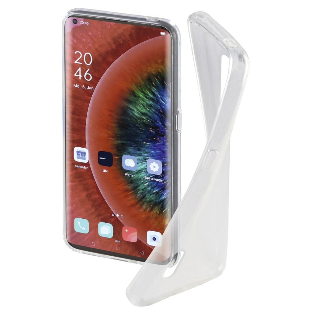 Hama kryt Crystal Clear pre Oppo Find X2 Pro, priehľadný