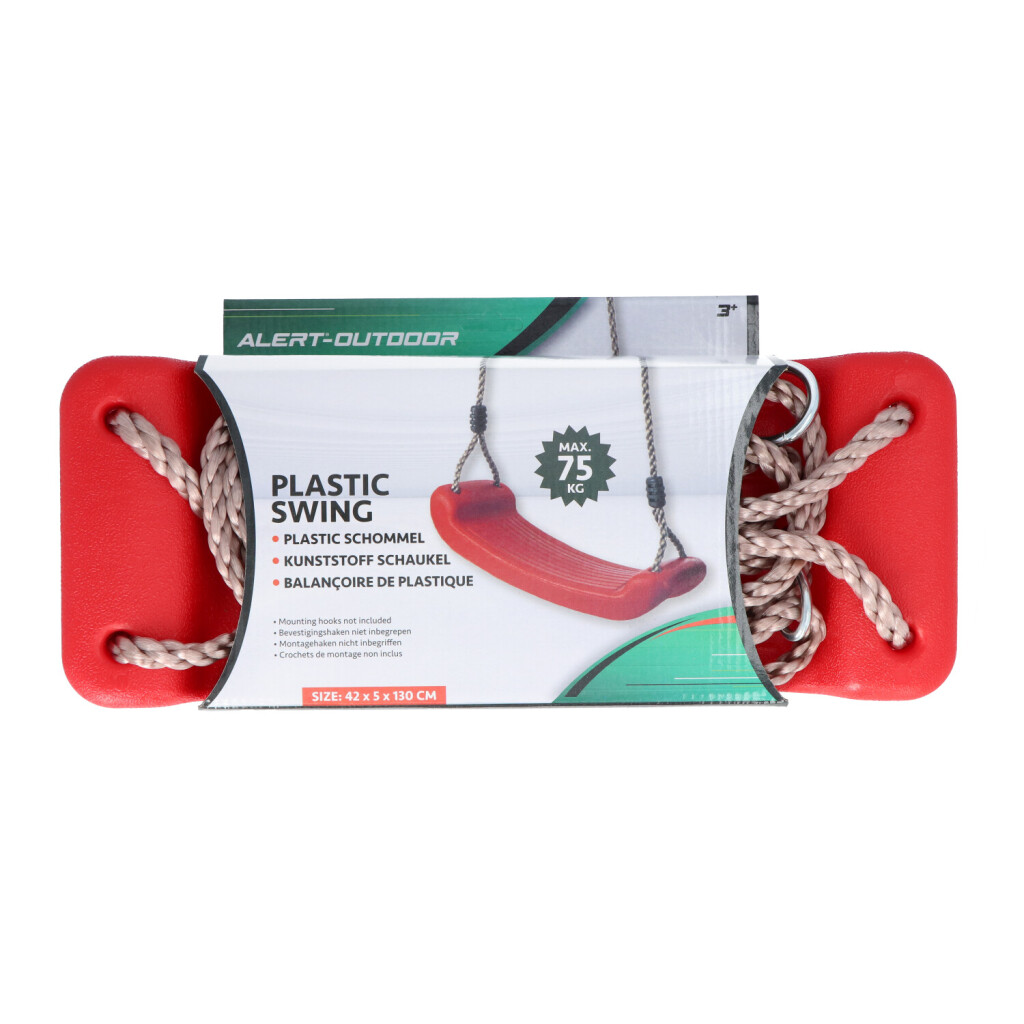 Vonkajšia hojdačka Alert červená