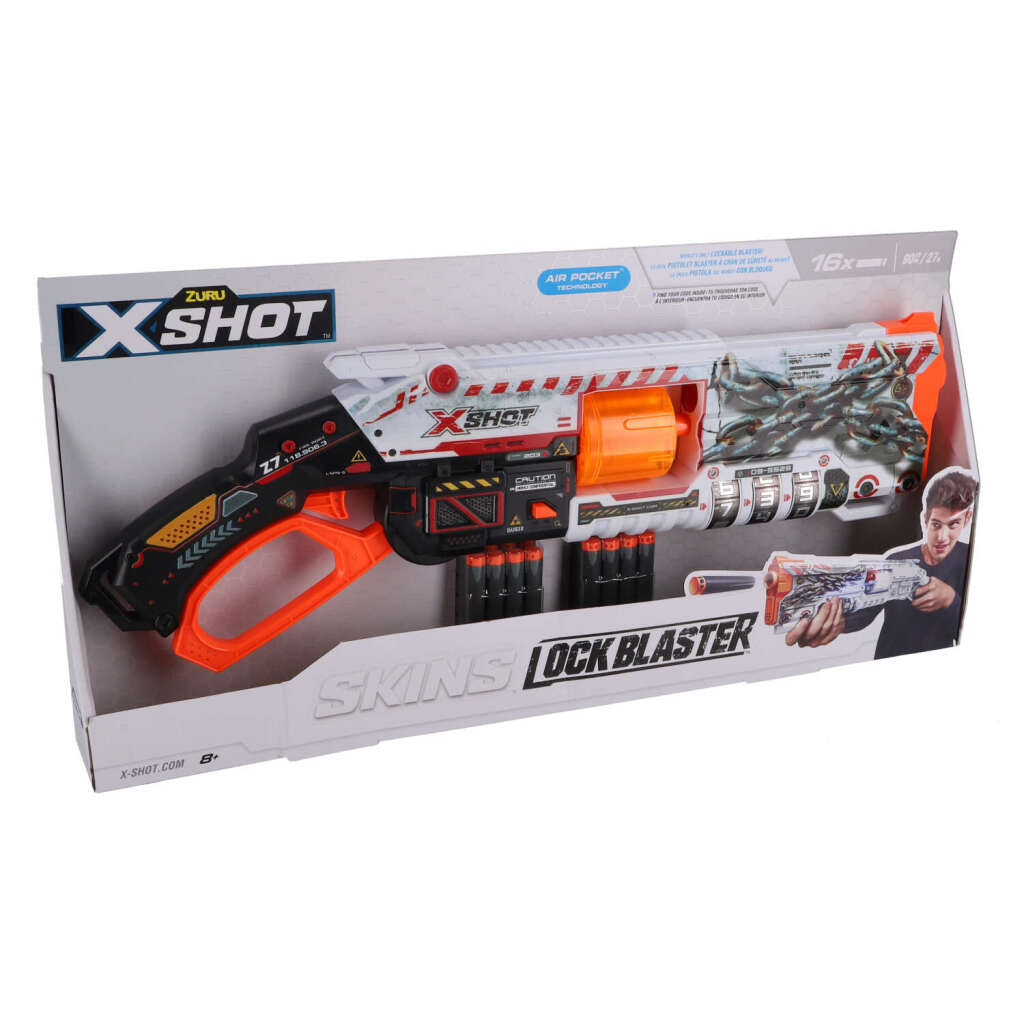 Zuru X-Shot Lock Blaster + 16 šípok