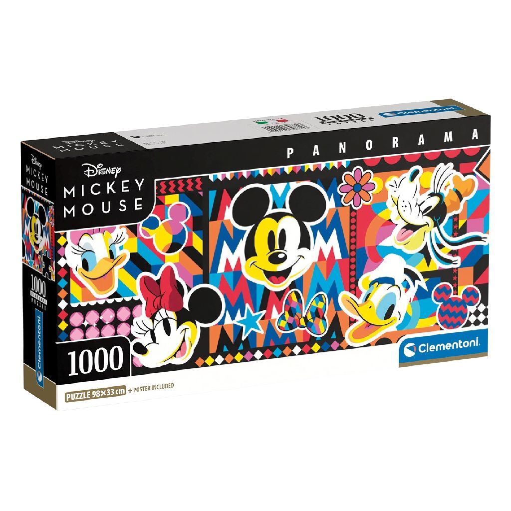 Clementoni Panorama Puzzle Disney Mickey Mouse 1000 dielikov