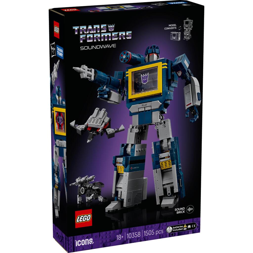 Lego Icons 10358 Transformers Soundwave