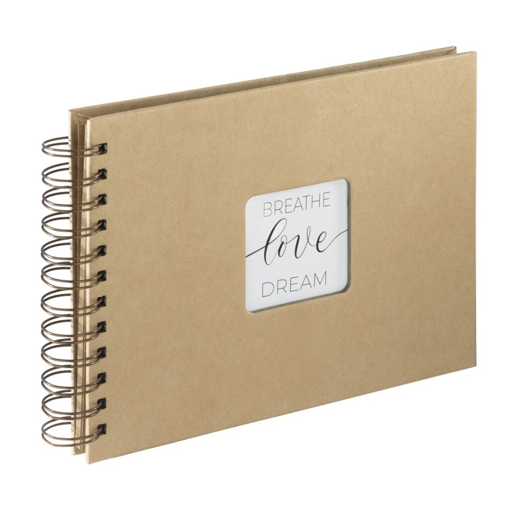 Špirálový album Hama na remeslá 24 x 17 cm, 40 strán z kraftového papiera