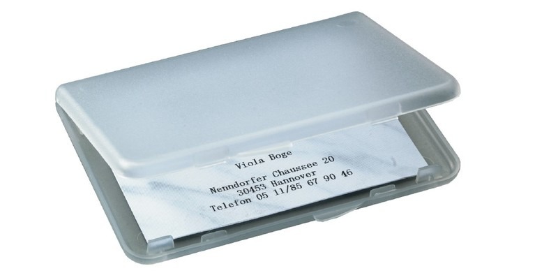 Priehľadné puzdro na vizitky Sigel SI-VA140 pre karty do rozmeru 90x55 mm