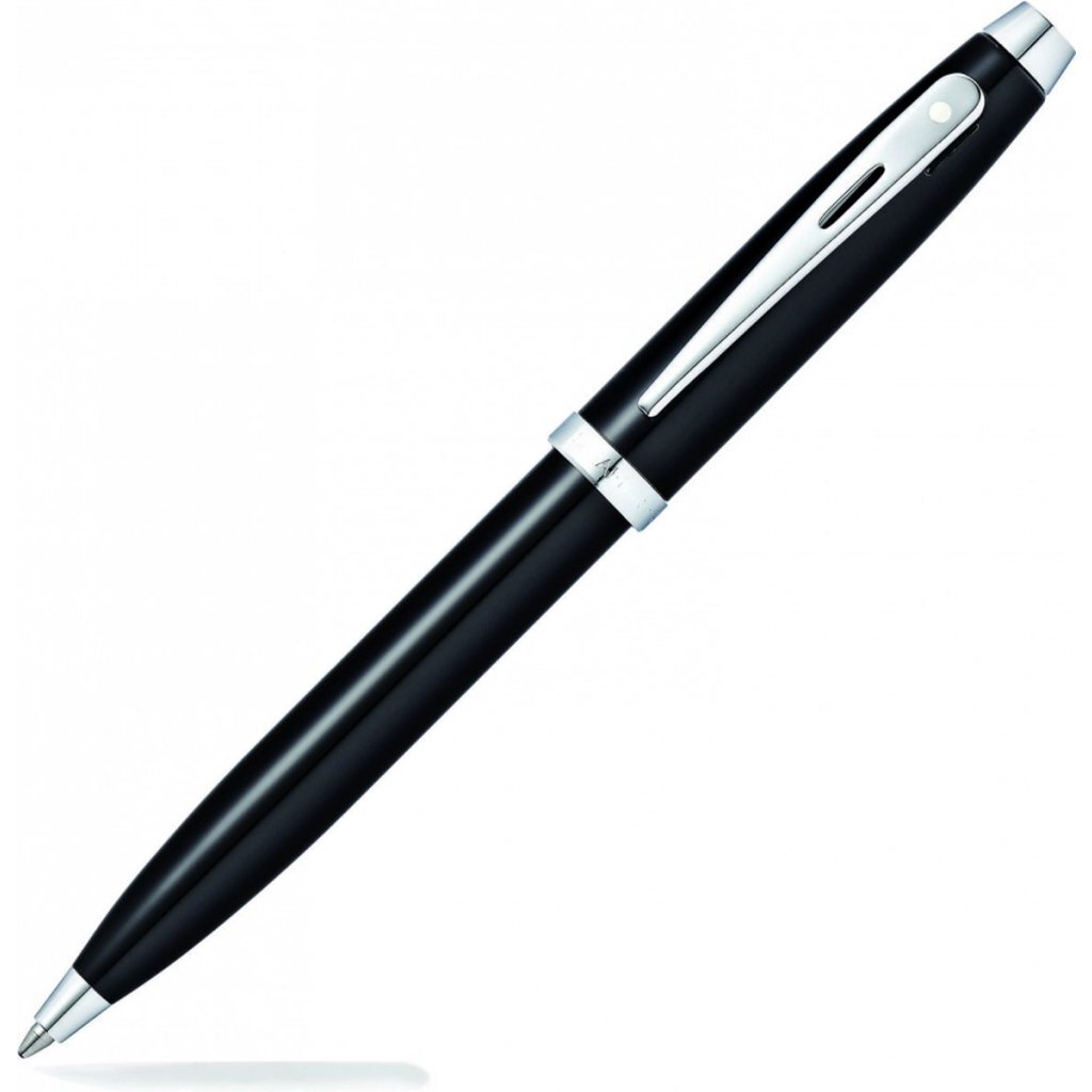 Guľôčkové pero Sheaffer SF-E2933851, lesklé čierne lakované, chrómované