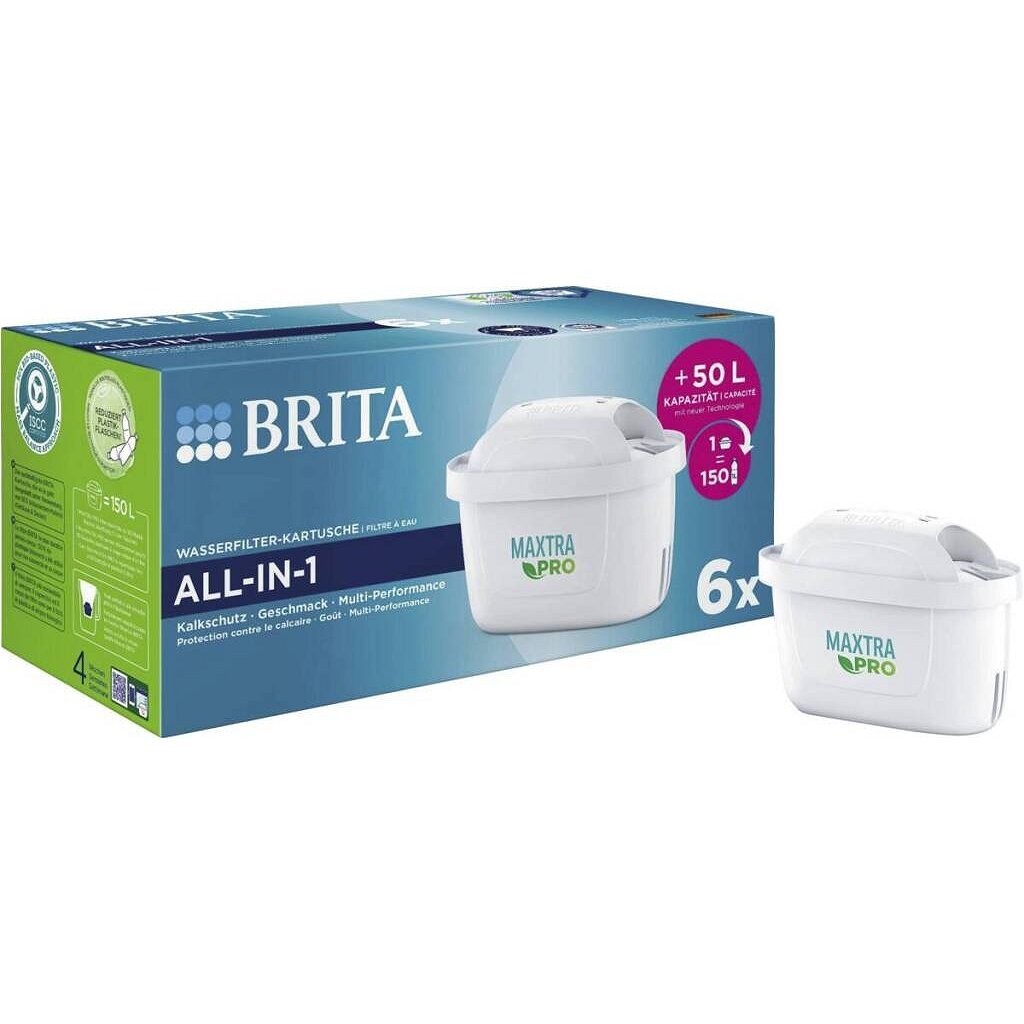 Brita MAXTRA PRO filtračné kazety do vody typu „všetko v jednom“, 6 kusov