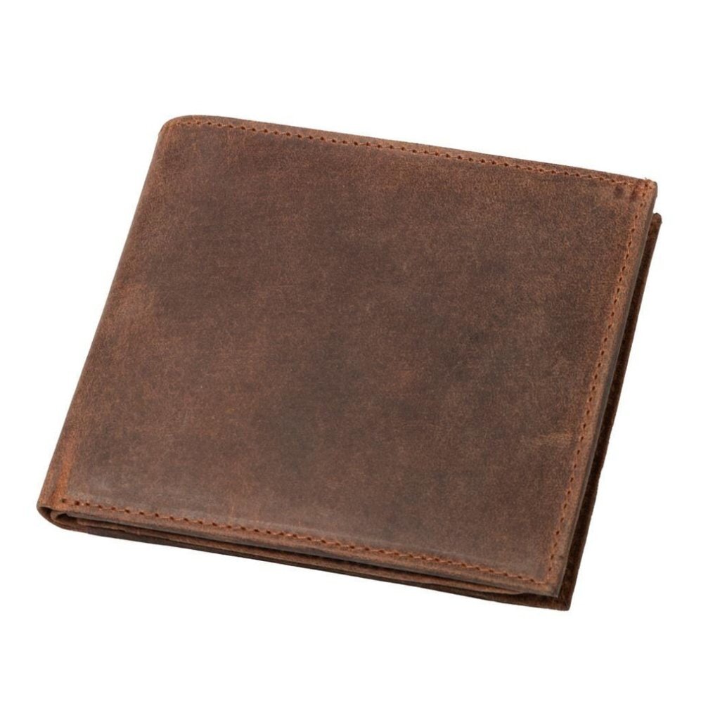 Peňaženka Alassio JU-42241 10x12x2 cm Kožená/Hnedá