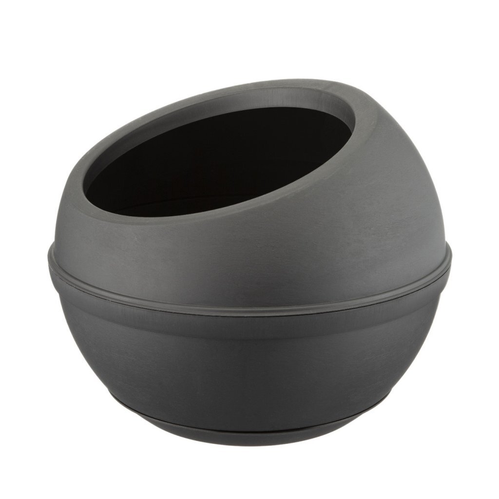 Kvetináč Bama Sfera 23 l 40,5 x 32 cm antracitový