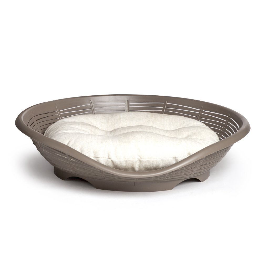 Košík Bama Pet Pasha 48x46x11 cm taupe