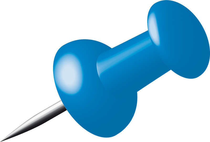 Alco AL-662-15 Špendlíky, krabička A, 40 kusov, tmavomodré