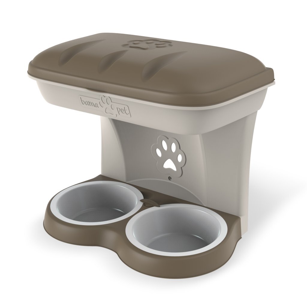 Miska na krmivo pre psov Bama Pet 48x27x42 cm, béžová