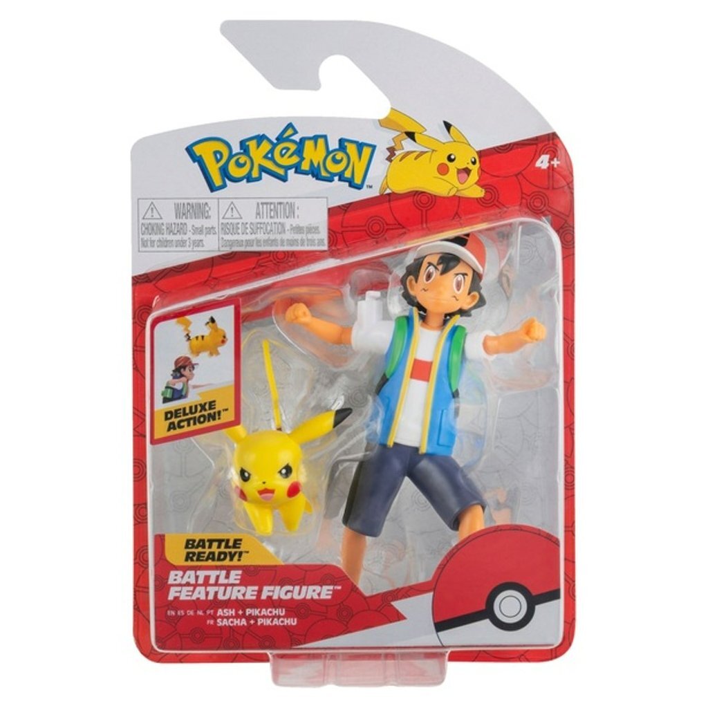 Pokémon Battle Feature Figúrky Ash a Pikachu