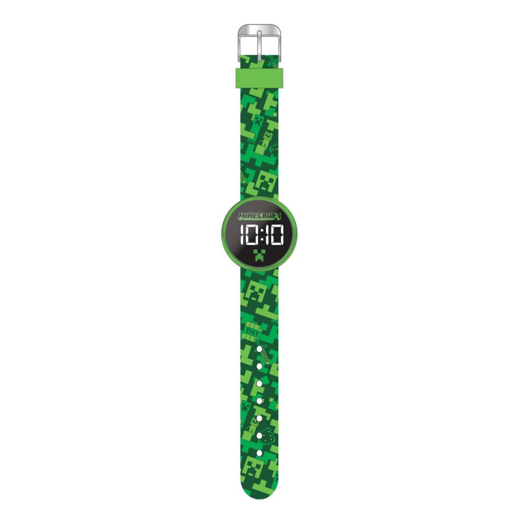 Okrúhle LED hodinky Accutime Minecraft