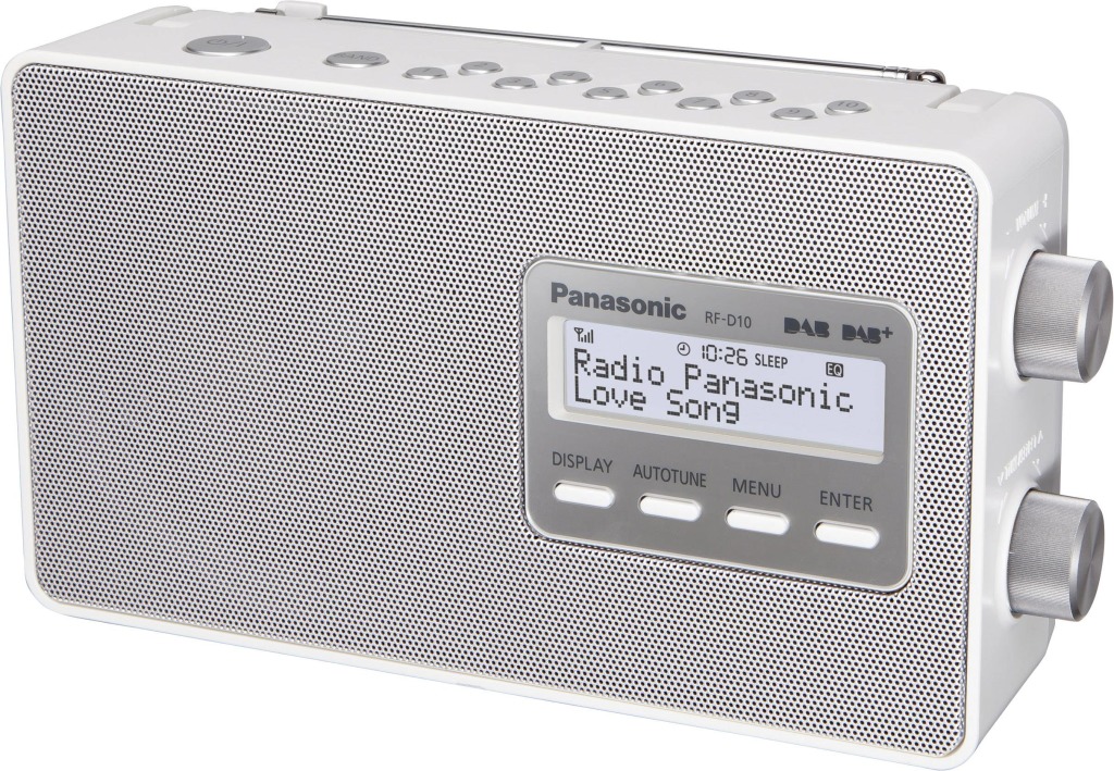 Prenosné DAB+ rádio Panasonic RF-D10EG-W strieborné