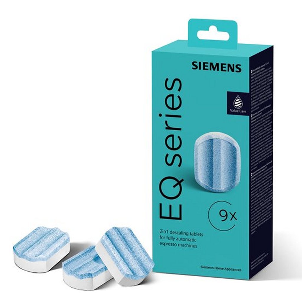 Siemens TZ80032A tablety na odvápňovanie pre plne automatické kávovary, 9 kusov