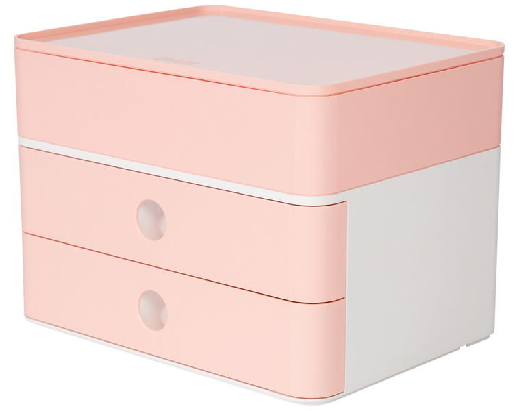 HAN HA-1100-86 Smart-box Plus Allison 2 zásuvky a krabica Flamingo Pink