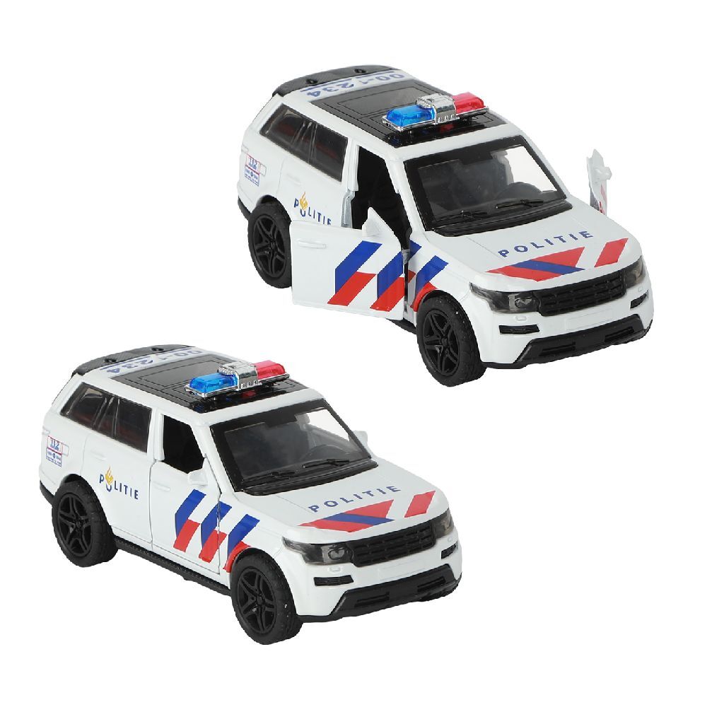 112 Policajné SUV s naťahovacou konštrukciou 1:36 + Svetlá a zvuk