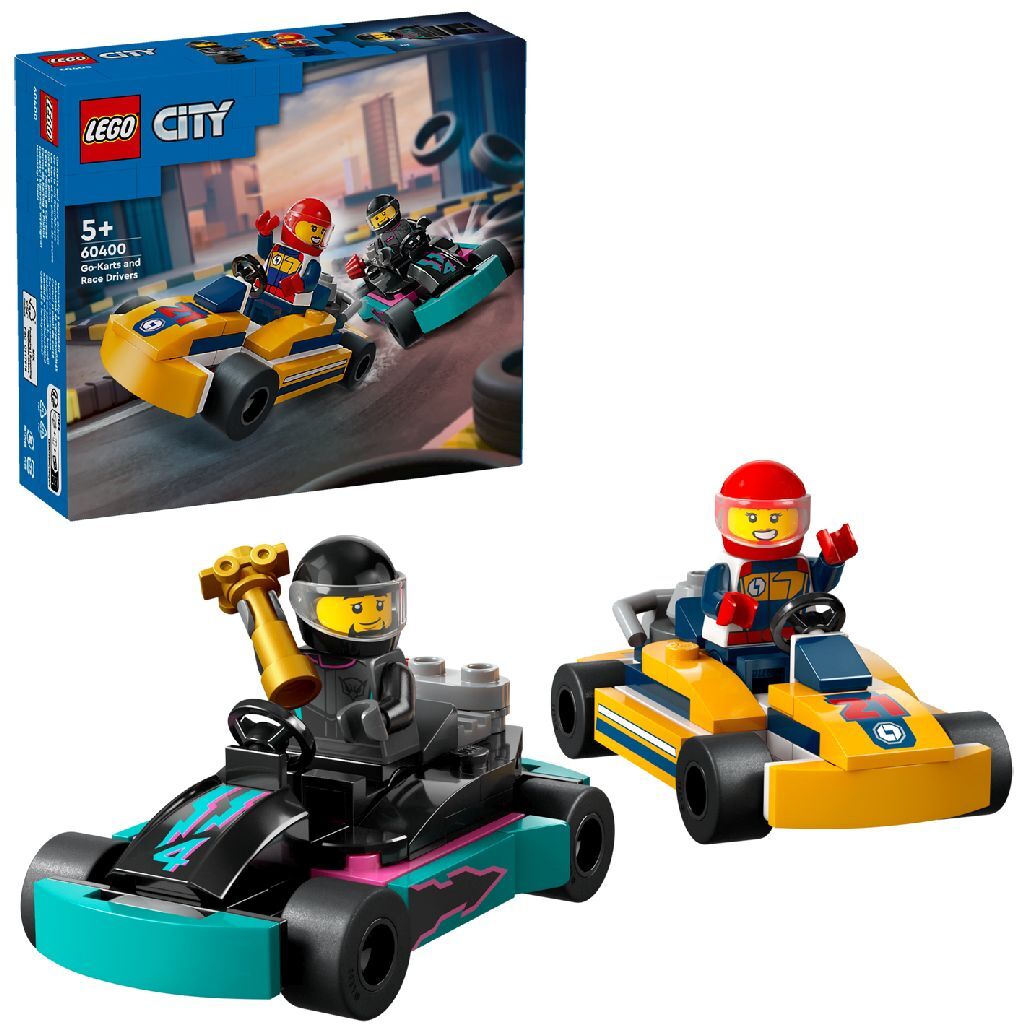 Lego City 60400 Motokáry a pretekárske autá